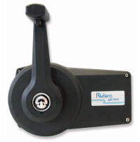 Side Mount Lever Black - one lever control - CM01 - 62.00008.01 - Riviera